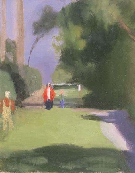 Clarice Beckett Out Strolling France oil painting art